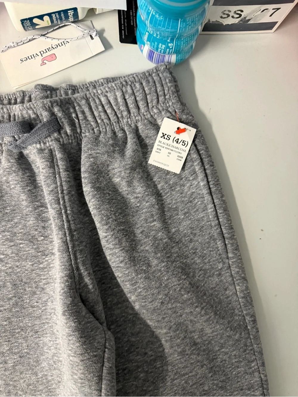 Kids Gray Cozy Sweatpants cat and Jack XS4/5NWT